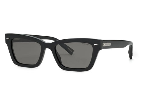 Chopard SCH338 700P – Black acetate frame grey polarized sunglasses