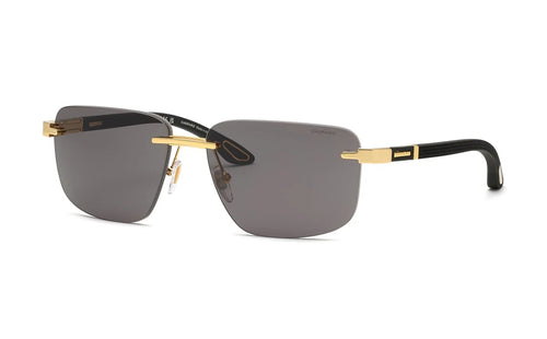 Chopard SCHL22 400 – Gold rimless frame smoke lens sunglasses
